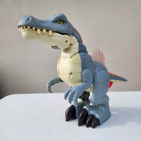 Fisher-Price Imaginext LARGE Jurassic World Dinosaur Spinosaurus Toy With Lights - Picture 3 of 12